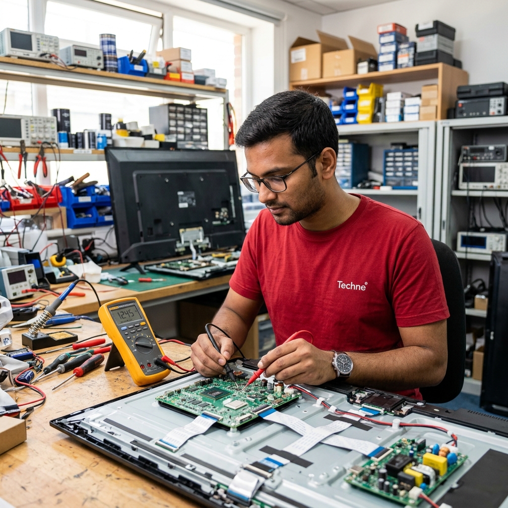 Diagnosing Smart TV Display Faults: Backlight Failures vs. Panel Damage