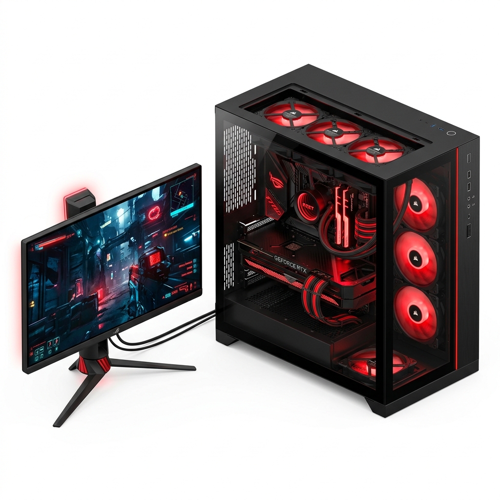 Expert computer technician repairing PC